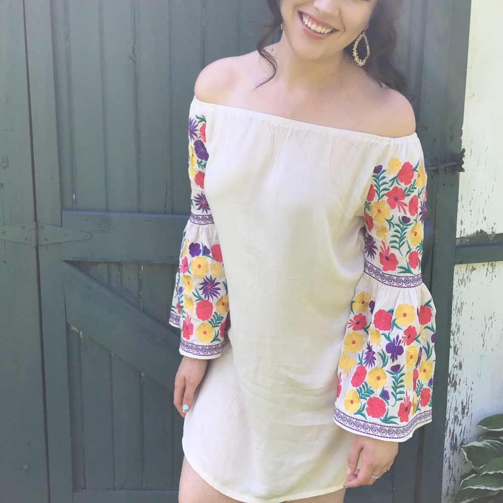 Off the shoulder dress